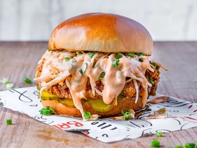 BBQ Chicken and Bacon Sandwich