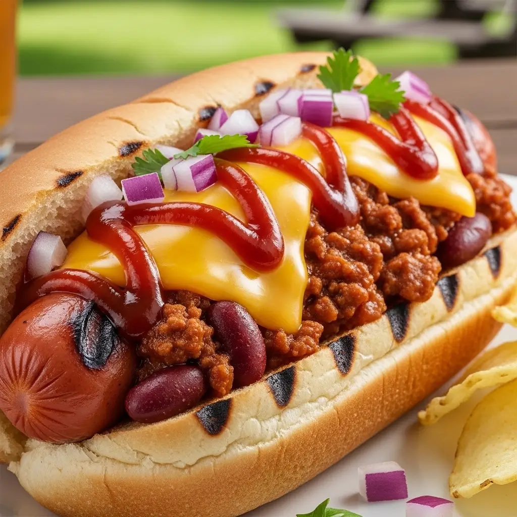 BBQ Chili Cheese Dog