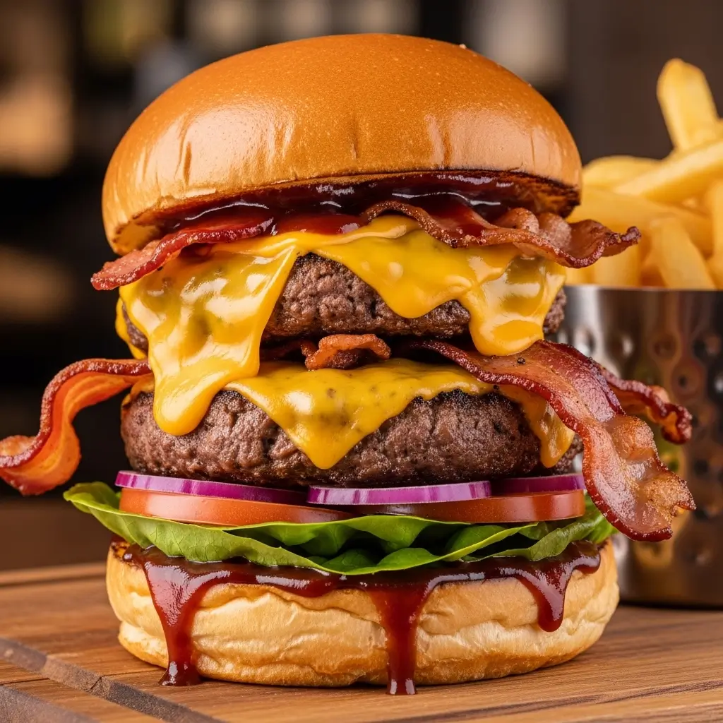 Bacon Cheddar BBQ Burger