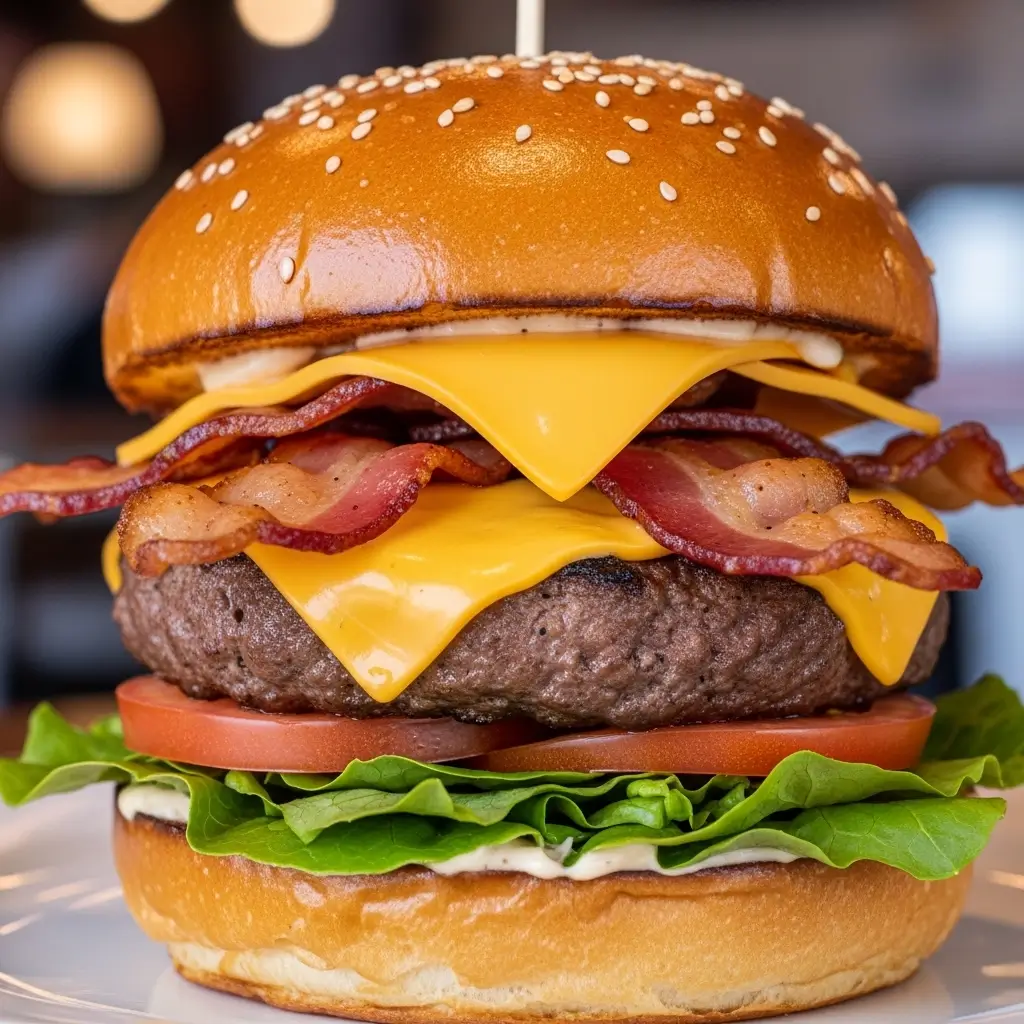 Cheddar Bacon Burger