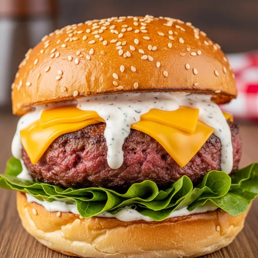 Cheddar Ranch Burger