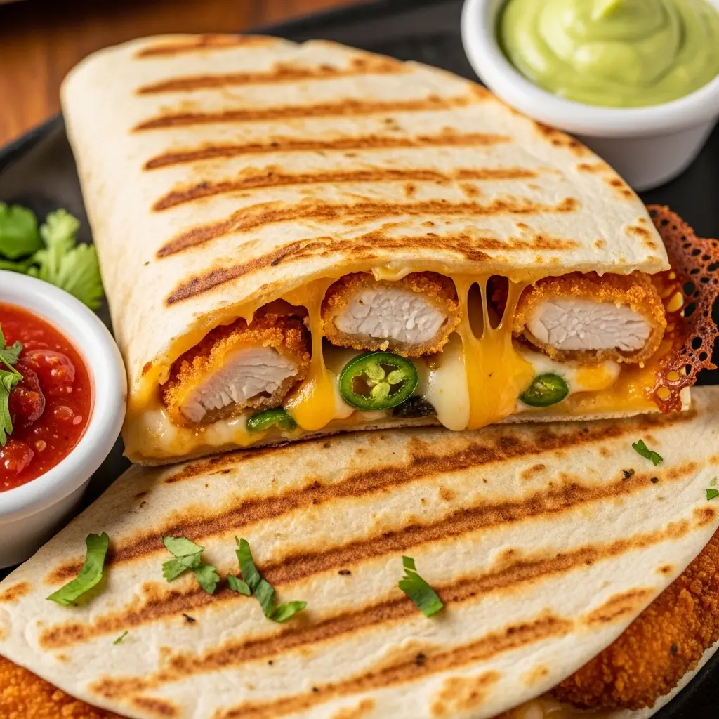 Crispy Chicken Quesadilla