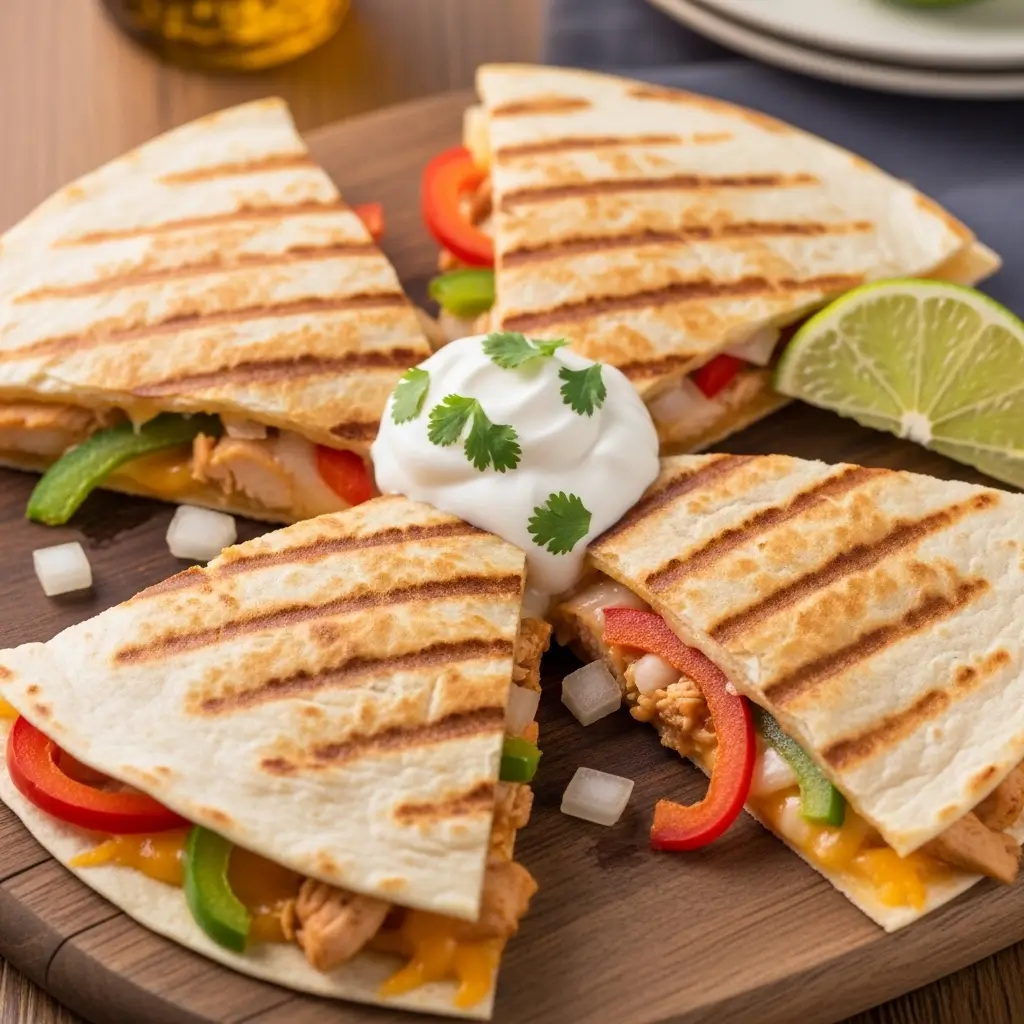 Chicken and Bacon Quesadilla