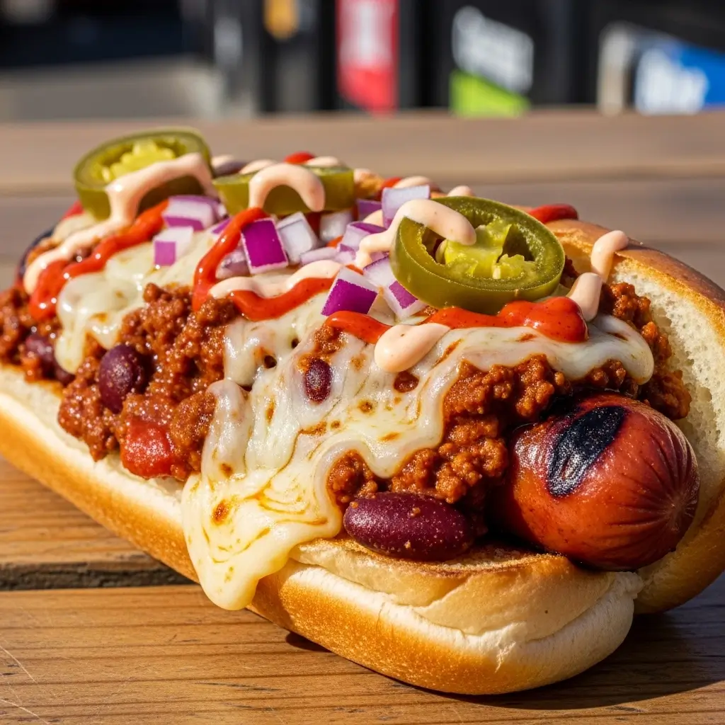 Spicy Chili Cheese Dog