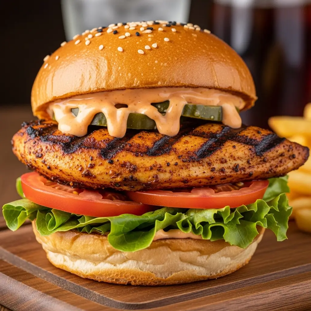 Spicy Grilled Chicken Sandwich