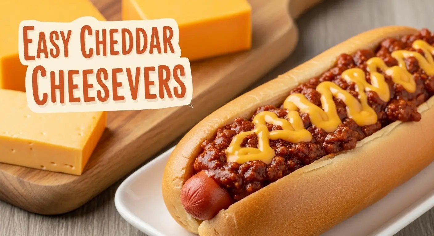 Easy Cheddar Chili Cheese Dog 