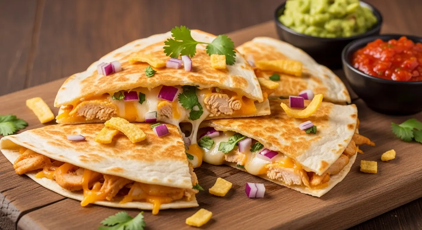 Crispy Chicken Quesadilla