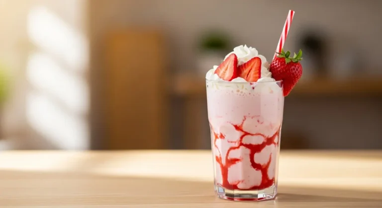 Vanilla Strawberry Milkshake – A Sweet and Refreshing Dessert Drink