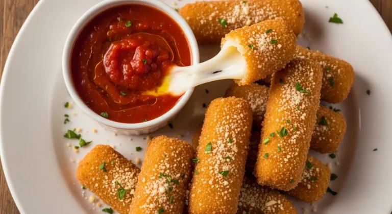 Cheese Sticks with Marinara – A Classic Crispy and Cheesy Appetizer