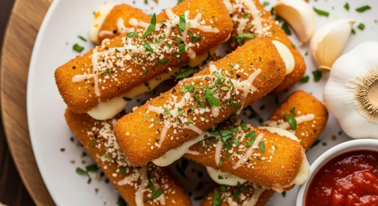 Garlic Cheese Sticks – Crispy, Cheesy, and Full of Flavor