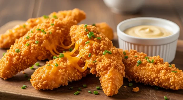 Cheddar Fried Chicken Tenders: A Crispy, Cheesy Delight