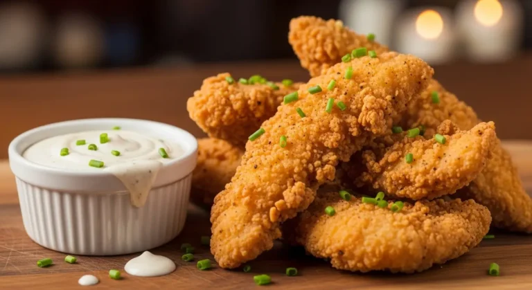 Fried Chicken Tenders with Ranch: A Crispy and Creamy Combo